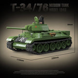 Afobrick QUANGUAN 100276 T34/76 Medium Tank Model 1941, view 2