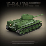 Afobrick QUANGUAN 100276 T34/76 Medium Tank Model 1941, view 3