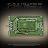 Afobrick QUANGUAN 100276 T34/76 Medium Tank Model 1941, view 4