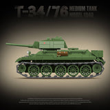 Afobrick QUANGUAN 100276 T34/76 Medium Tank Model 1941, view 5