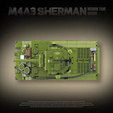 Afobrick Quanguan 100277 M4A3 Sherman Medium Tank 105mm, view 3