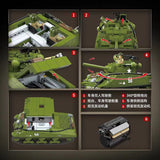 Afobrick Quanguan 100277 M4A3 Sherman Medium Tank 105mm, view 5