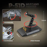 Afobrick QUANGUAN 100278 P-51D Mustang, view 6