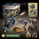 Afobrick QUANGUAN 100284 Heroes and Generals Vehicles Military Scenery 4 in 1, view 3
