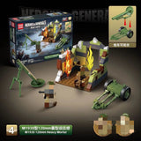 Afobrick QUANGUAN 100284 Heroes and Generals Vehicles Military Scenery 4 in 1, view 4