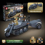 Afobrick QUANGUAN 100284 Heroes and Generals Vehicles Military Scenery 4 in 1, view 6