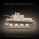 Afobrick Quanguan 100285 PZ KPFW38(T) AUSF.F Light Tank, view 4