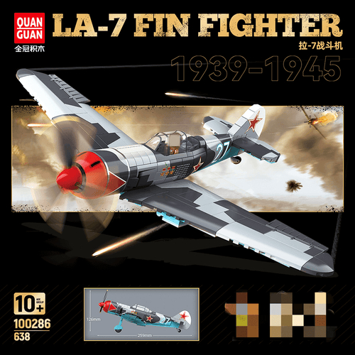 Afobrick QUANGUAN 100286 LA-7 FIN Fighter