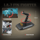 Afobrick QUANGUAN 100286 LA-7 FIN Fighter, view 6