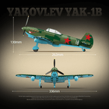 Afobrick Quanguan 100287 YAKOVLEV YAK-1B Fighter, view 4
