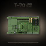 Afobrick QUANGUAN 100291 T-70 Light Tank, view 4