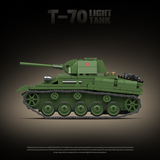 Afobrick QUANGUAN 100291 T-70 Light Tank, view 5