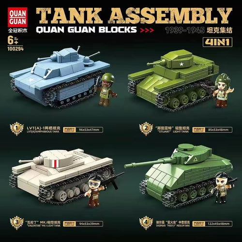 Afobrick QUANGUAN 100294 Tank Assembly 4 in 1