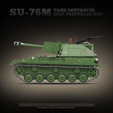 Afobrick QUANGUAN 100296 SU-76m Tank Destroyer Self-propelled Gun, view 5