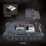 Afobrick QUANGUAN 100308 VK 45.01(P) Panzerkampfwagen VI Tiger(P), view 5