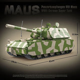Afobrick QUANGUAN Military 100234 Panzerkampfwagen VIII Maus 2930pcs, view 2