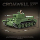 Afobrick QUANGUAN Military 100237 Cromwell MK.VIII Tank A27M, view 5