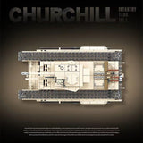 Afobrick QUANGUAN Military 100238 Churchill MK.I Infantry Tank, view 3