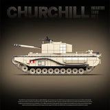 Afobrick QUANGUAN Military 100238 Churchill MK.I Infantry Tank, view 4
