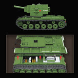 Afobrick QUANGUAN Military 100239 KV-2 Heavy Tank, view 3
