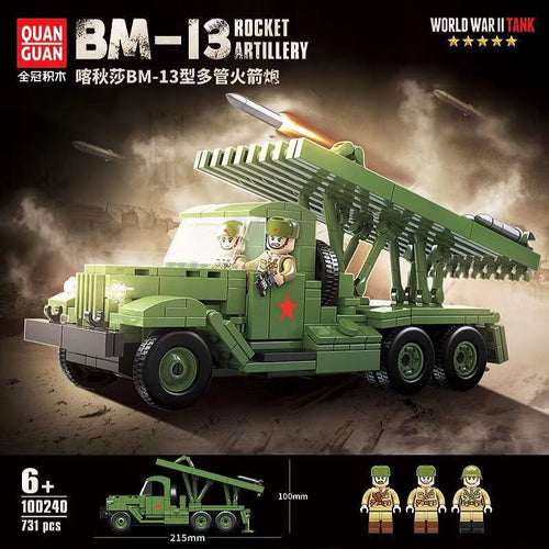 Afobrick QUANGUAN Military 100240 BM-13 Rocket Artillery