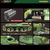 Afobrick QUANGUAN Military WW2 100063 T34 Medium Tank, view 4