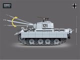 Afobrick QUANGUAN Military WW2 100064 Panther Tank 121, view 5