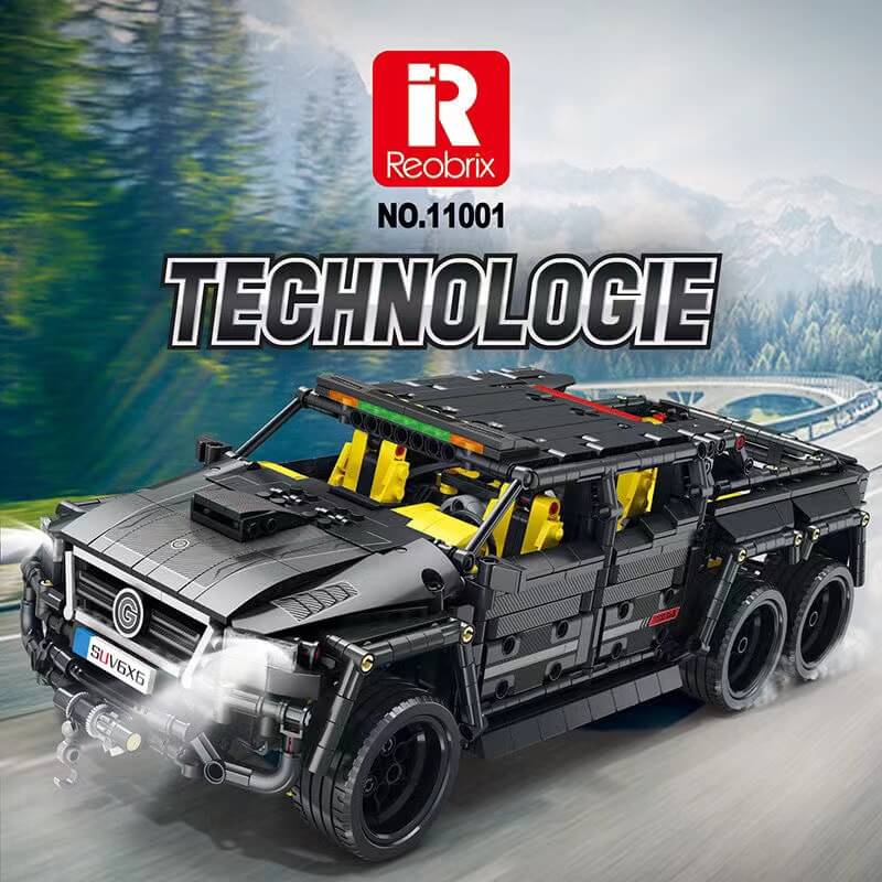 Afobrick REOBRIX 11001 Brabus G700 6x6 off road RC 2162pcs
