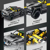 Afobrick REOBRIX 11001 Brabus G700 6x6 off road RC 2162pcs, view 2
