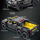 Afobrick REOBRIX 11001 Brabus G700 6x6 off road RC 2162pcs, view 4