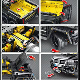Afobrick REOBRIX 11001 Brabus G700 6x6 off road RC 2162pcs, view 5