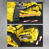 Afobrick REOBRIX 22001 Mechanical Caterpillar D11 Bulldozer RC 1988pcs, view 2