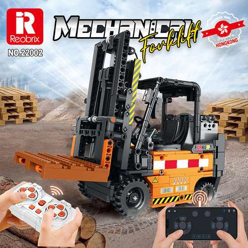 Afobrick REOBRIX 22002 Mechanical Forklift RC 722pcs