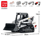 Afobrick REOBRIX 22004 Bobcat Skid Steer Loader RC 1366pcs, view 4