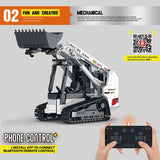 Afobrick REOBRIX 22004 Bobcat Skid Steer Loader RC 1366pcs, view 6