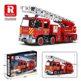 Afobrick REOBRIX 22005 Fire Ladder Truck RC 2888pcs, view 2
