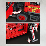 Afobrick REOBRIX 22005 Fire Ladder Truck RC 2888pcs, view 5