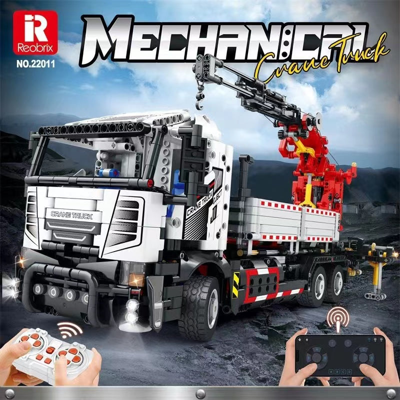 Afobrick Reobrix 22011 RC Mechanical Crane Truck