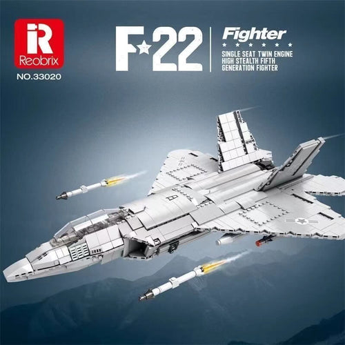 Afobrick Reobrix 33020 F-22 Raptor Fighter