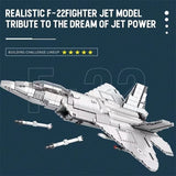 Afobrick Reobrix 33020 F-22 Raptor Fighter, view 4