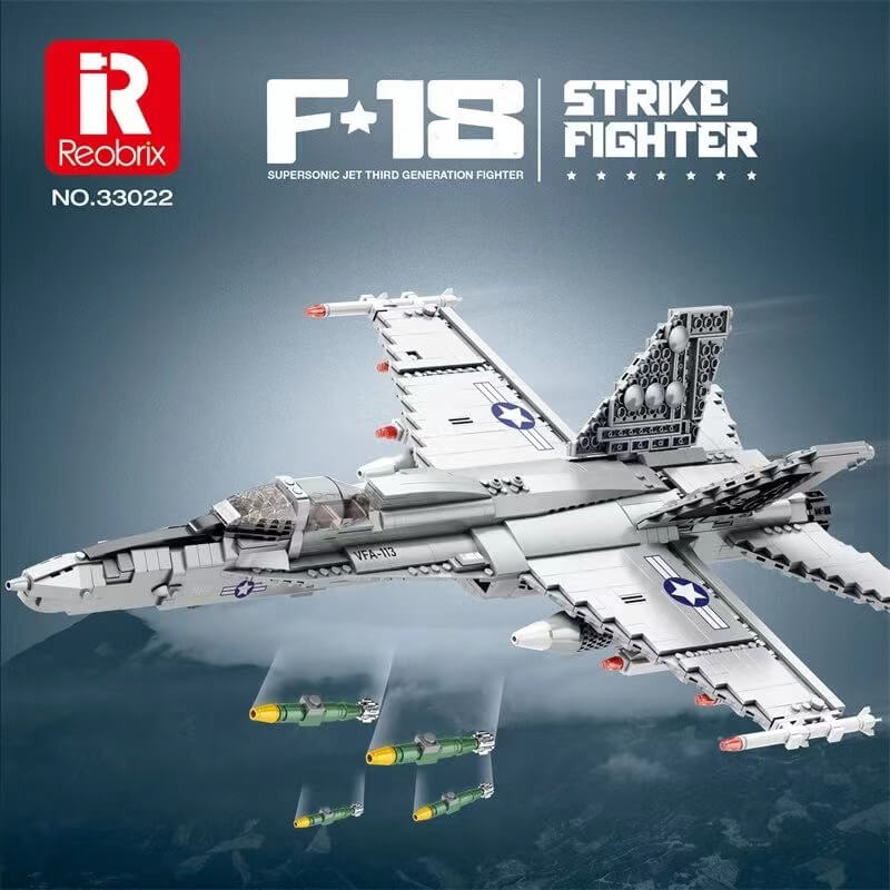 Afobrick Reobrix 33022 F18 Hornet Strike Fighter
