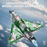 Afobrick Reobrix 33044 Mirage 2000 aircraft, view 2