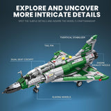 Afobrick Reobrix 33044 Mirage 2000 aircraft, view 4