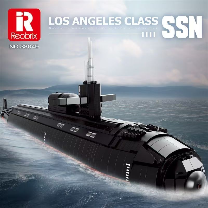 Afobrick Reobrix 33049 Los Angeles Class Submarine