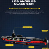Afobrick Reobrix 33049 Los Angeles Class Submarine, view 3