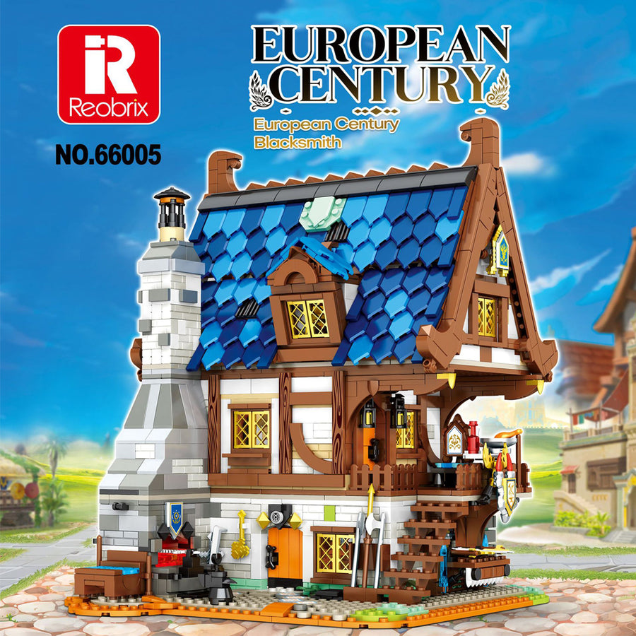 Afobrick Reobrix 66005 Medieval Blacksmith 2366pcs