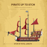 Afobrick REOBRIX 66010 Pirate Revenge-Model Ship 3066pcs, view 2