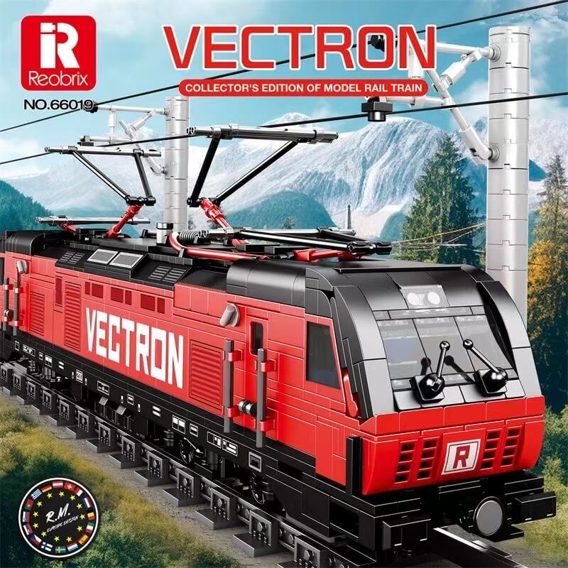 Afobrick Reobrix 66019 Vectron European Electric Passenger Train