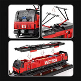 Afobrick Reobrix 66019 Vectron European Electric Passenger Train, view 2