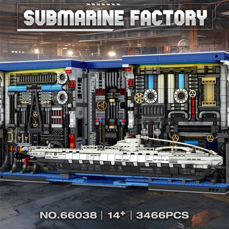 Afobrick Reobrix 66038 U-Boat Submarine Factory Bookend